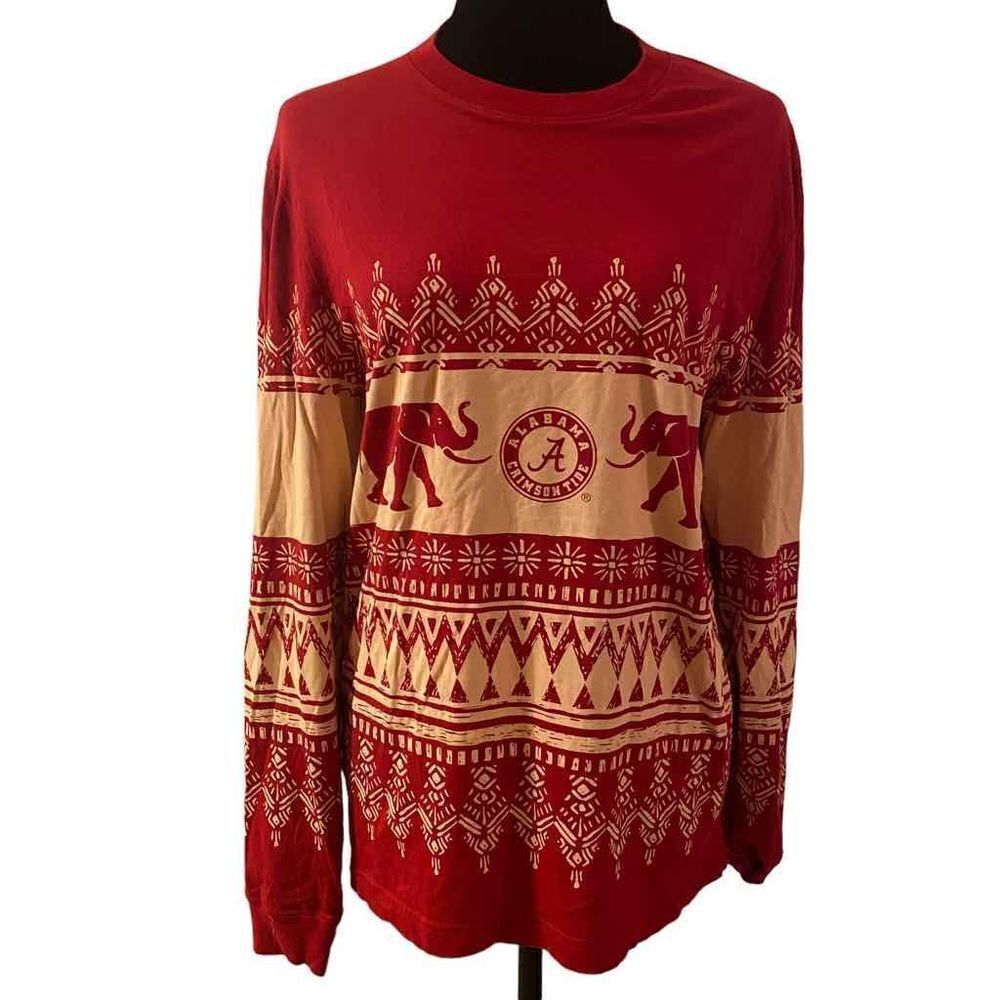 Lauren James Alabama Crimson Tide‎ Christmas Holiday Tee